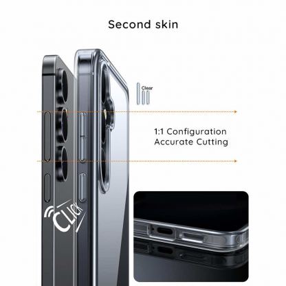 Хибриден кейс с висока степен на защита за Samsung Galaxy S26 Ultra - Blueo Crystal+ Anti-Drop Case (прозрачен) 2