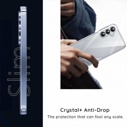 Хибриден кейс с висока степен на защита за Samsung Galaxy S26 Ultra - Blueo Crystal+ Anti-Drop Case (прозрачен) 3