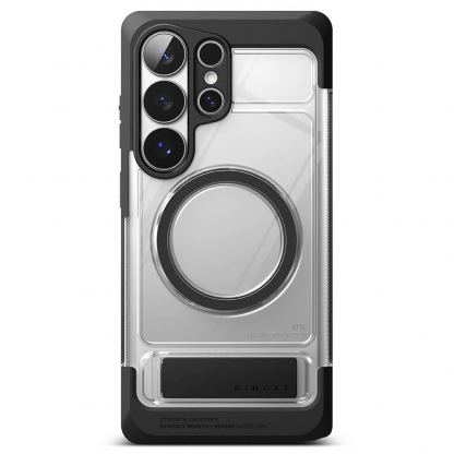 Хибриден удароустойчив кейс с MagSafe и вградена поставка за Samsung Galaxy S26 Ultra - Ringke UX Magnetic Case (прозрачен) 4