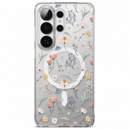 Хибриден кейс с висока степен на защита за Samsung Galaxy S26 Ultra - Ringke Fusion Dry Flowers Case 2