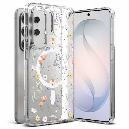 Хибриден кейс с висока степен на защита за Samsung Galaxy S26 Ultra - Ringke Fusion Dry Flowers Case 4