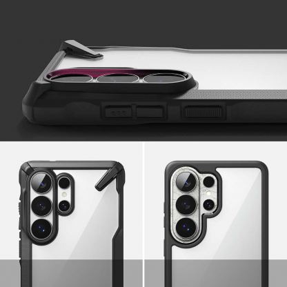 Хибриден удароустойчив кейс за Samsung Galaxy S26 Ultra - Ringke Fusion X Case (черен-прозрачен) 5
