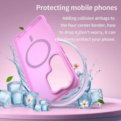 Хибриден удароустойчив кейс за Samsung Galaxy S26 Ultra - Techsuit HaloFrost II MagSafe Hybrid Case (оранжев) 4