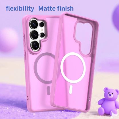 Хибриден удароустойчив кейс за Samsung Galaxy S26 Ultra - Techsuit HaloFrost II MagSafe Hybrid Case (оранжев) 5