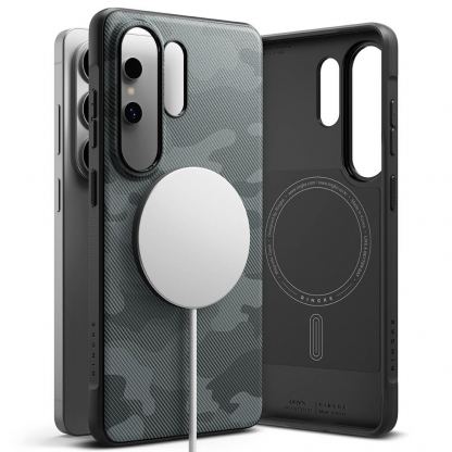 Силиконов (TPU) калъф с MagSafe за Samsung Galaxy S26 Ultra - Ringke Onyx Camo Magnetic MagSafe Case 3