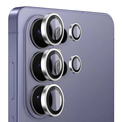 Предпазни стъклени лещи за камерата на Samsung Galaxy S26 Ultra - Blueo Camera Lens Protector (сребрист) 2
