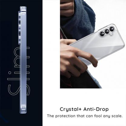Хибриден кейс с висока степен на защита за Samsung Galaxy S26 - Blueo Crystal+ Anti-Drop Case (прозрачен) 3