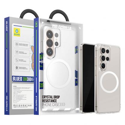 Хибриден кейс с висока степен на защита с MagSafe за Samsung Galaxy S26 Ultra - Blueo Crystal+ Anti-Drop MagSafe Case (прозрачен) 7
