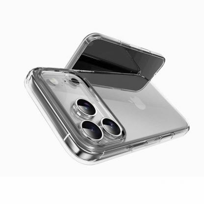 Хибриден удароустойчив кейс за iPhone 17 Pro - Rock Crystal Shield Case (прозрачен) 3