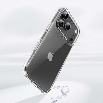 Хибриден удароустойчив кейс за iPhone 17 Pro Max - Rock Crystal Shield Case (прозрачен) 5