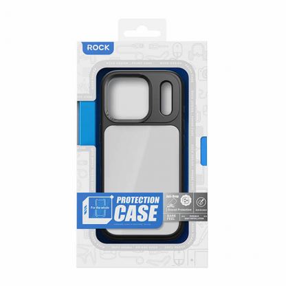 Хибриден удароустойчив кейс за iPhone 17 Pro Max -  Rock Guard Lens Protection Case (прозрачен) 8