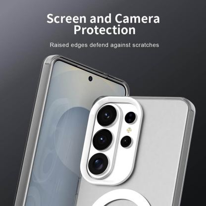 Хибриден удароустойчив кейс с MagSafe за Samsung Galaxy S26 Ultra - Techsuit Candy MagSafe Hybrid Case (бял) 3