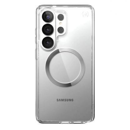 Удароустойчив хибриден кейс с Magsafe за Samsung Galaxy S26 Ultra, Samsung Galaxy S25 Ultra - Speck Presidio Perfect Clear MagSafe Case (прозрачен) 2