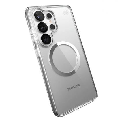 Удароустойчив хибриден кейс с Magsafe за Samsung Galaxy S26 Ultra, Samsung Galaxy S25 Ultra - Speck Presidio Perfect Clear MagSafe Case (прозрачен) 4