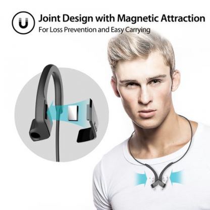 iLuv ClipBack Strap for Apple AirPods - силиконово въженце с кукички за безжични слушалки Apple AirPods (черен) 2