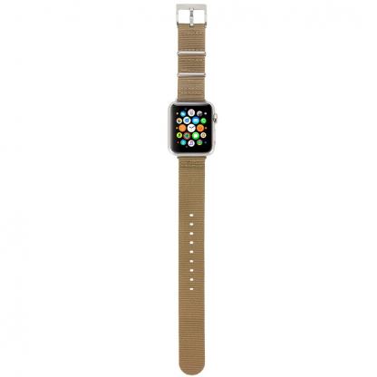 Incase Nylon Nato Band - текстилна каишка за Apple Watch 38мм, 40мм (бронз)