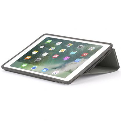 Griffin Survivor Journey Folio Case - хибриден удароустойчив калъф, тип папка за iPad Air 3 (2019), iPad Pro 10.5 (тъмносив) 10