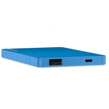 Mophie Powerstation Mini - външна батерия 3000 mAh с USB изход за зареждане за мобилни устройства (син) 4