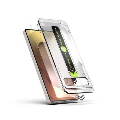 Стъклено защитно покритие за дисплея на Samsung Galaxy S26 Ultra (2 броя) - Techsuit TitanGlass CrystalHD Tempered Glass (прозрачен) 4