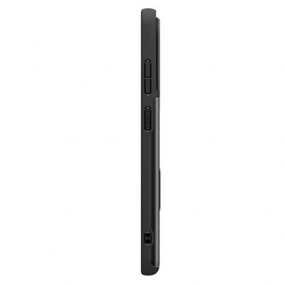 Хибриден удароустойчив кейс с отделение за кр. карти за Samsung Galaxy S26 Ultra - Spigen Slim Armor CS Case (черен) 6