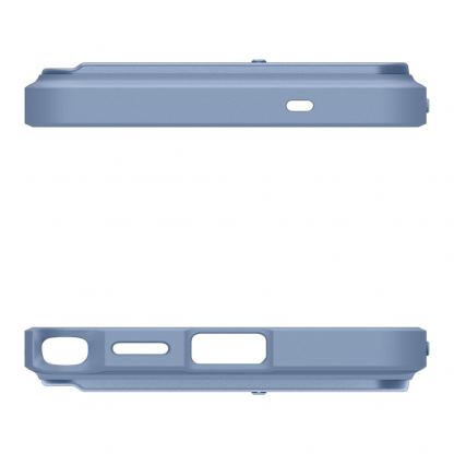 Тънък качествен силиконов (TPU) калъф с капак за камерата за Samsung Galaxy S26 Ultra - Spigen Optik Armor Case (син) 4