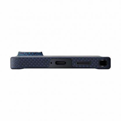 Кевларен кейс с MagSafe за Samsung Galaxy S26 Ultra - Pitaka Edge Over the Horizon Aramid Fiber MagSafe Case Aeron Button 5