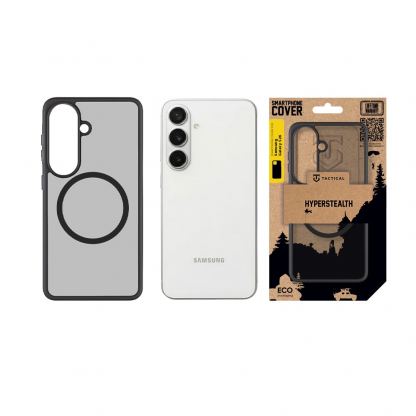 Хибриден удароустойчив кейс с MagSafe за Samsung Galaxy S26 - Tactical MagForce Hyperstealth Cover (черен) 3