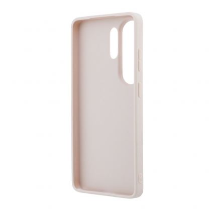 Дизайнерски кожен кейс за Samsung Galaxy S26 Ultra - Guess PU 4G Metal Logo Leather Hard Case (розов) 6
