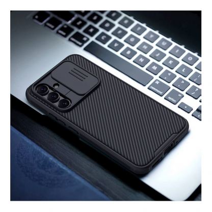 Хибриден удароустойчив кейс за Samsung Galaxy A54 5G - Nillkin CamShield Pro Case (черен) 6