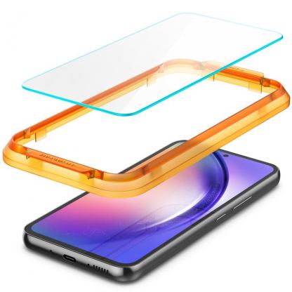 2 броя стъклени защитни покрития за дисплея на Samsung Galaxy A54 5G - Spigen Tempered Glass GLAS.tR Slim 2 Pack (прозрачен) 5