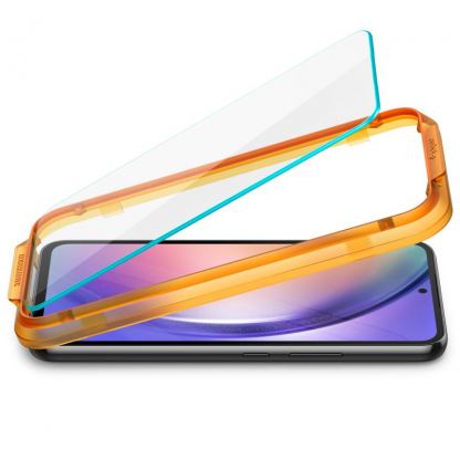 2 броя стъклени защитни покрития за дисплея на Samsung Galaxy A54 5G - Spigen Tempered Glass GLAS.tR Slim 2 Pack (прозрачен) 6