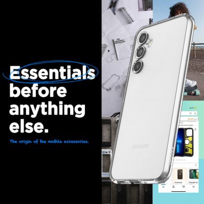 Тънък силиконов (TPU) калъф за Samsung Galaxy A54 5G (прозрачен)  - Spigen Liquid Crystal Case 10