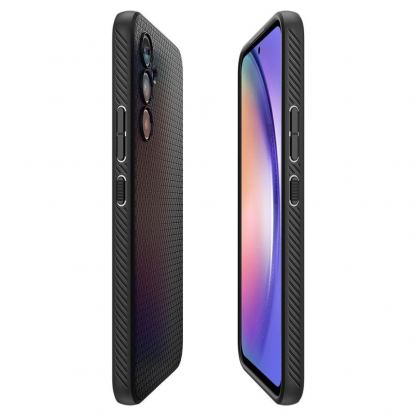 Силиконов (TPU) калъф с висока степен на защита за Samsung Galaxy A54 5G (черен-мат)  - Spigen Liquid Air Case 9