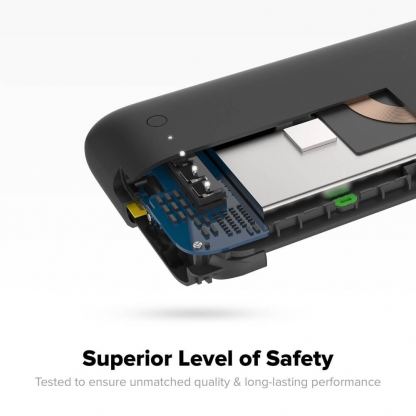 Mophie Juice Pack Air & Charging Base Bundle - удароустойчив кейс с вградена батерия 2420mAh с безжично зареждане и пад за безжично зареждане за iPhone 8 Plus, iPhone 7 Plus (златист) 7