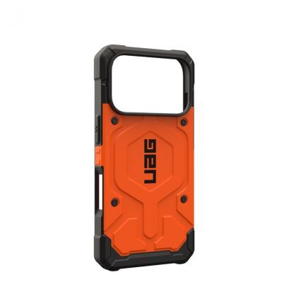  Удароустойчив хибриден кейс с MagSafe за iPhone 17 Pro Max - UAG Pathfinder MagSafe Case (оранжев) 13