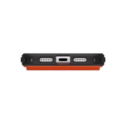 Удароустойчив хибриден кейс с MagSafe за iPhone 17 Pro - UAG Civilian MagSafe Case (оранжев) 9