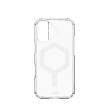 Удароустойчив хибриден кейс за iPhone 17 - UAG Plyo MagSafe Case (прозрачен-бял) 2