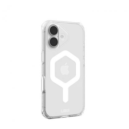 Удароустойчив хибриден кейс за iPhone 17 - UAG Plyo MagSafe Case (прозрачен-бял) 7