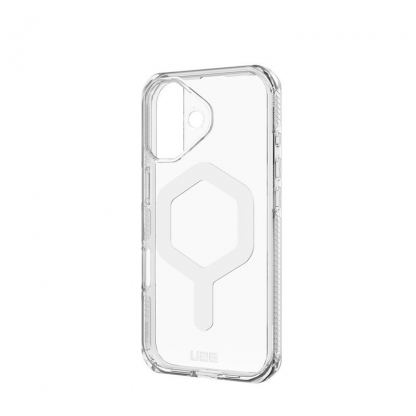 Удароустойчив хибриден кейс за iPhone 17 - UAG Plyo MagSafe Case (прозрачен-бял) 12