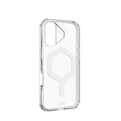 Удароустойчив хибриден кейс за iPhone 17 - UAG Plyo MagSafe Case (прозрачен-бял) 13