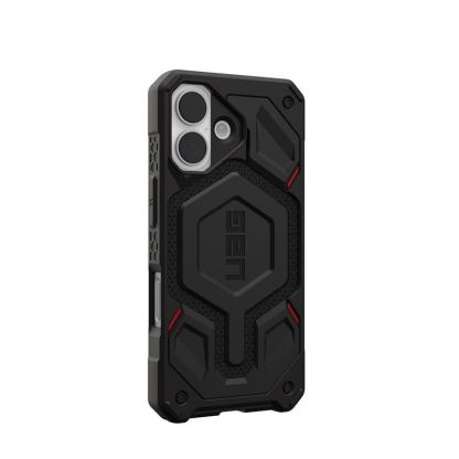 Удароустойчив хибриден кейс с MagSafe за iPhone 17 - UAG Monarch Pro Kevlar Case (черен-кевлар) 6