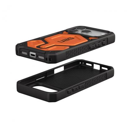 Удароустойчив хибриден кейс с MagSafe за iPhone 17 Pro - UAG Monarch Pro Case (оранжев) 3