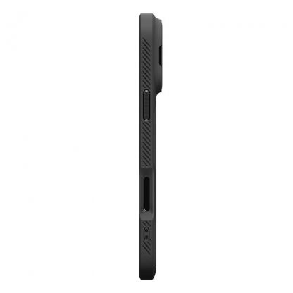 Силиконов (TPU) калъф с капак за камерата с MagSafe за iPhone 17 Pro Max - Spigen Optik Armor MagSafe Case (черен) 10