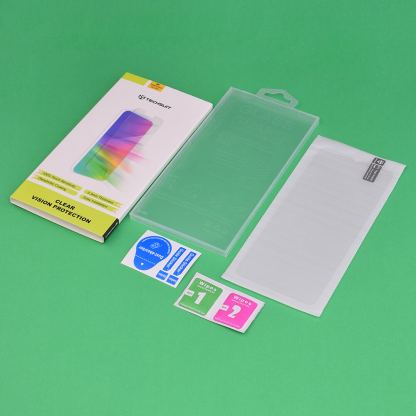 Калено стъклено защитно покритие за дисплея на iPhone 17 Pro Max - Techsuit Clear Vision Tempered Glass Screen Protector 2.5D (прозрачен) 3