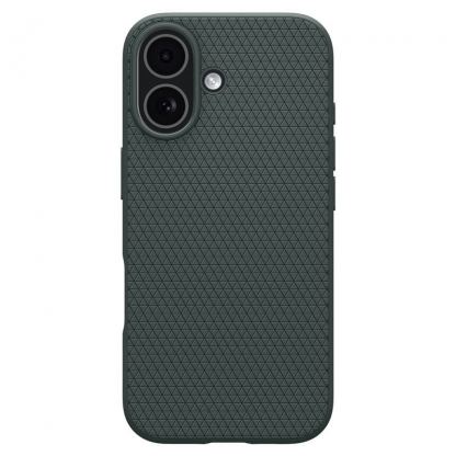 Удароустойчив силиконов (TPU) калъф за iPhone 17 - Spigen Liquid Air Case (зелен) 2