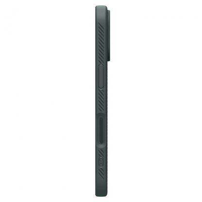 Удароустойчив силиконов (TPU) калъф за iPhone 17 - Spigen Liquid Air Case (зелен) 7