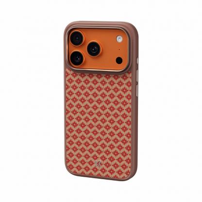 Удароустойчив кевларен кейс с MagSafe за iPhone 17 Pro - Benks Magnetic Armor Pro ArmorGrid Kevlar Case Metal Frame Case 600D (черен) 2