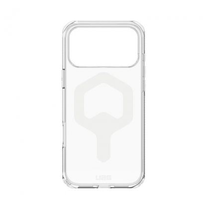 Удароустойчив хибриден кейс за iPhone 17 Pro Max - UAG Plyo MagSafe Case (прозрачен-бял) 15