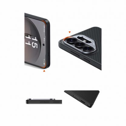 Удароустойчив кевларен кейс с MagSafe за Samsung Galaxy S26 Ultra - Benks Magnetic Armor Pro Kevlar Metal Frame Case 600D (черен) 7