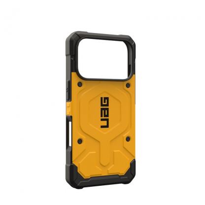 Удароустойчив хибриден кейс с MagSafe за iPhone 17 Pro - UAG Pathfinder MagSafe Case (жълт) 12